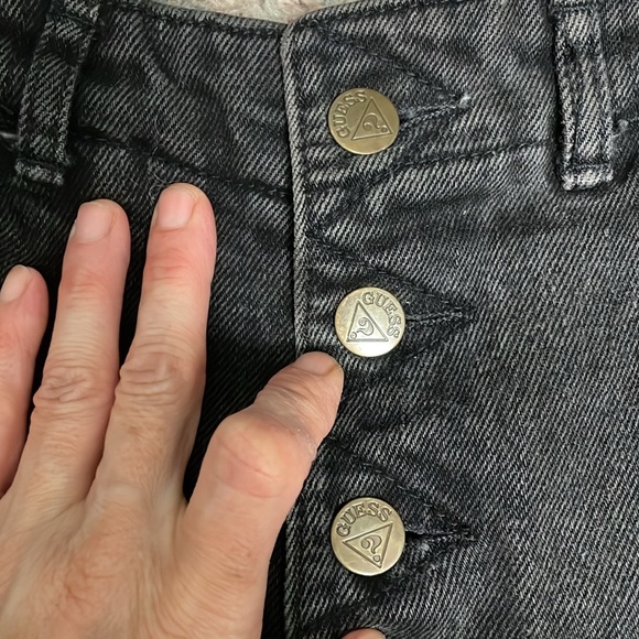 Vintage 90s guess high rise wide leg jean - Picture 2 of 8